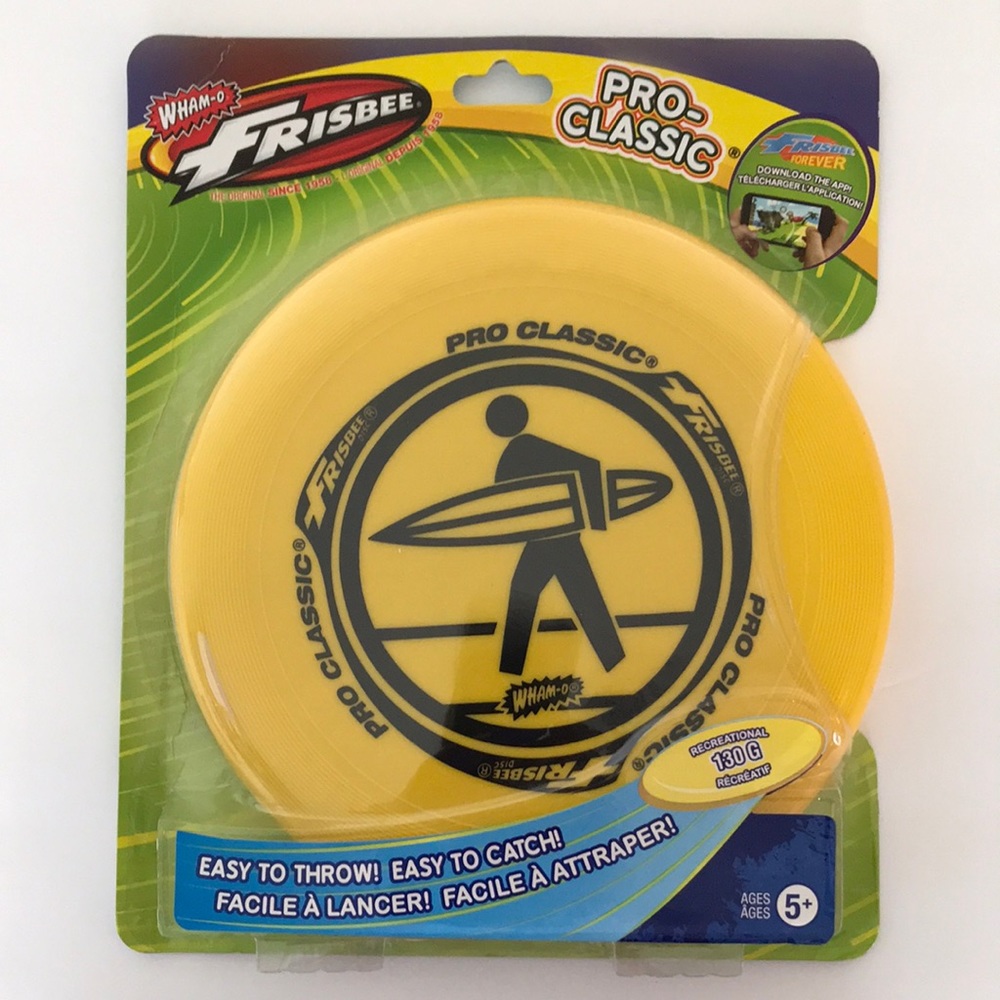 Wham-o Pro-Classic Frisbee Disc Recreational 130 G Easy to throw! Easy to catch!